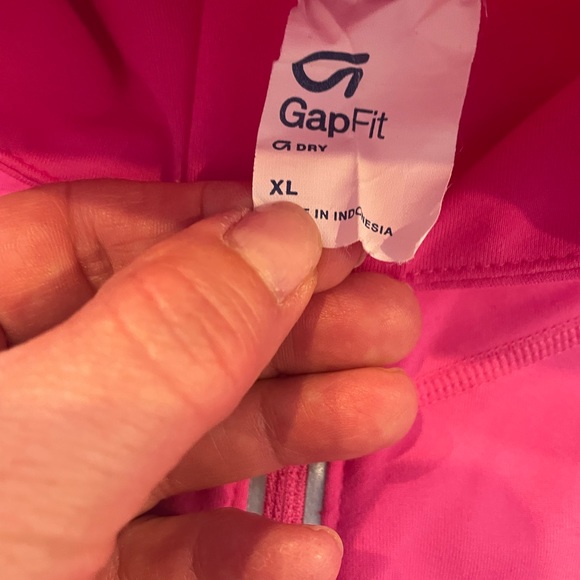 Hot pink gap zip up - Picture 4 of 7